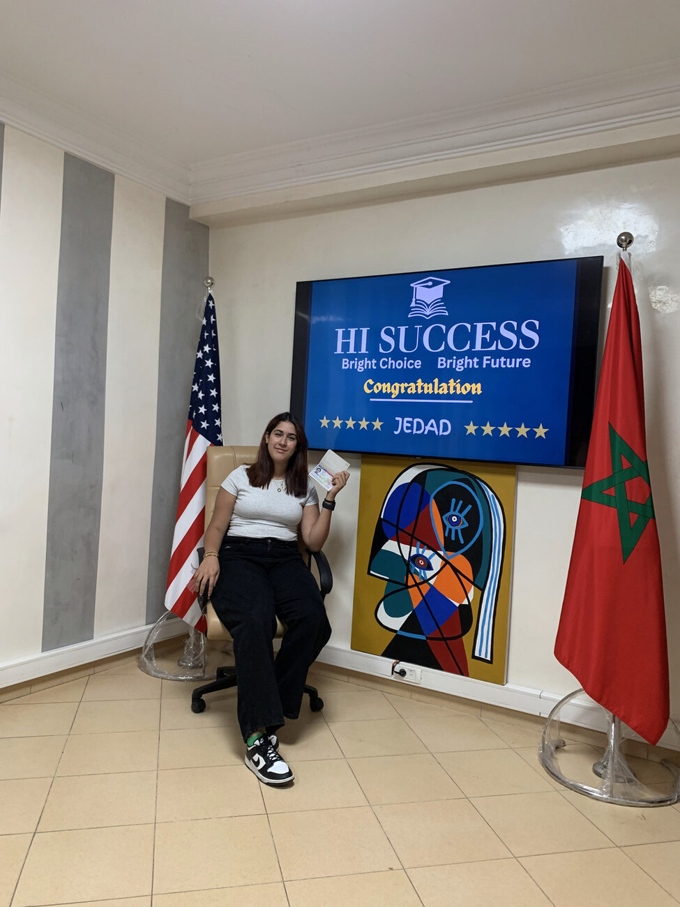 Jedad – F-1 visa approved