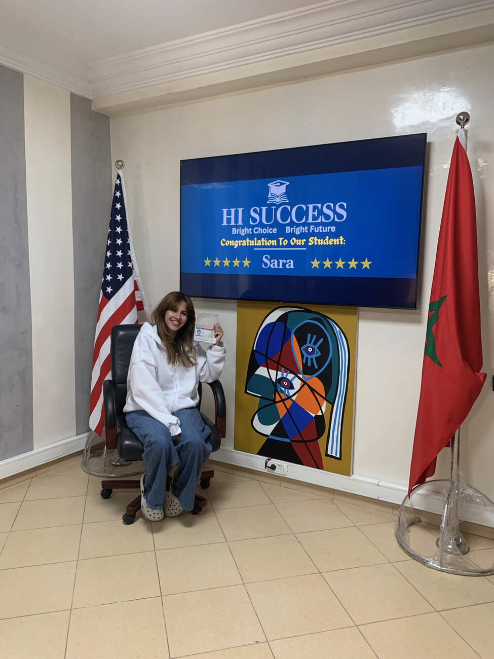 Sara – F-1 visa approved