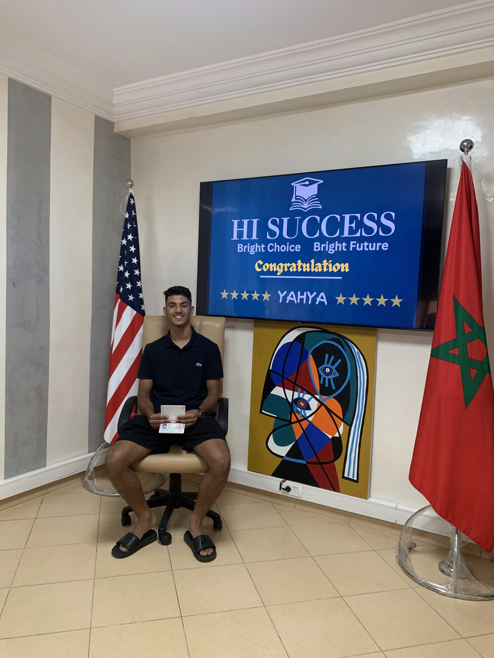 Yahya – F-1 visa approved
