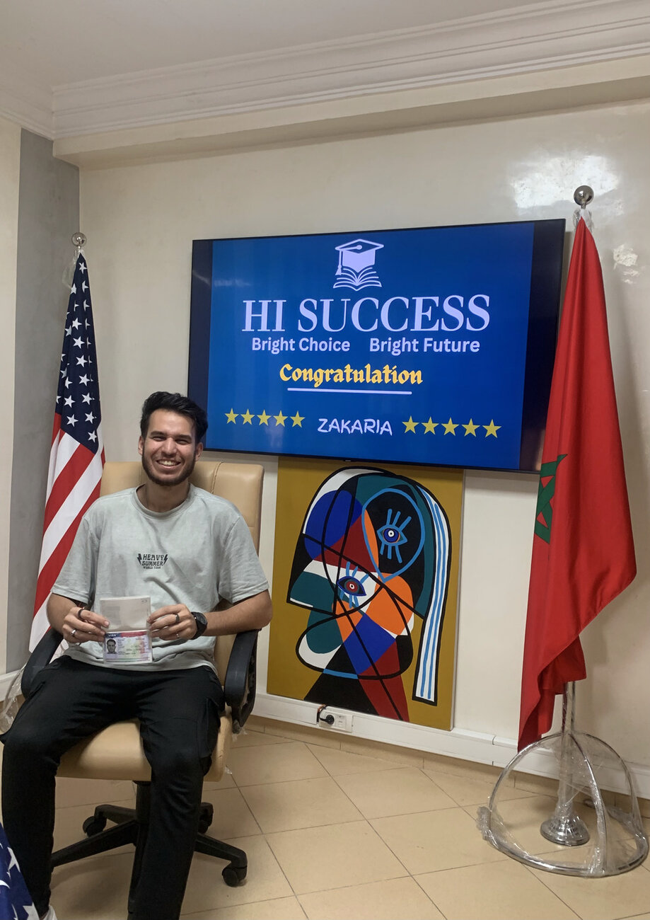 Zakaria – F-1 visa approved